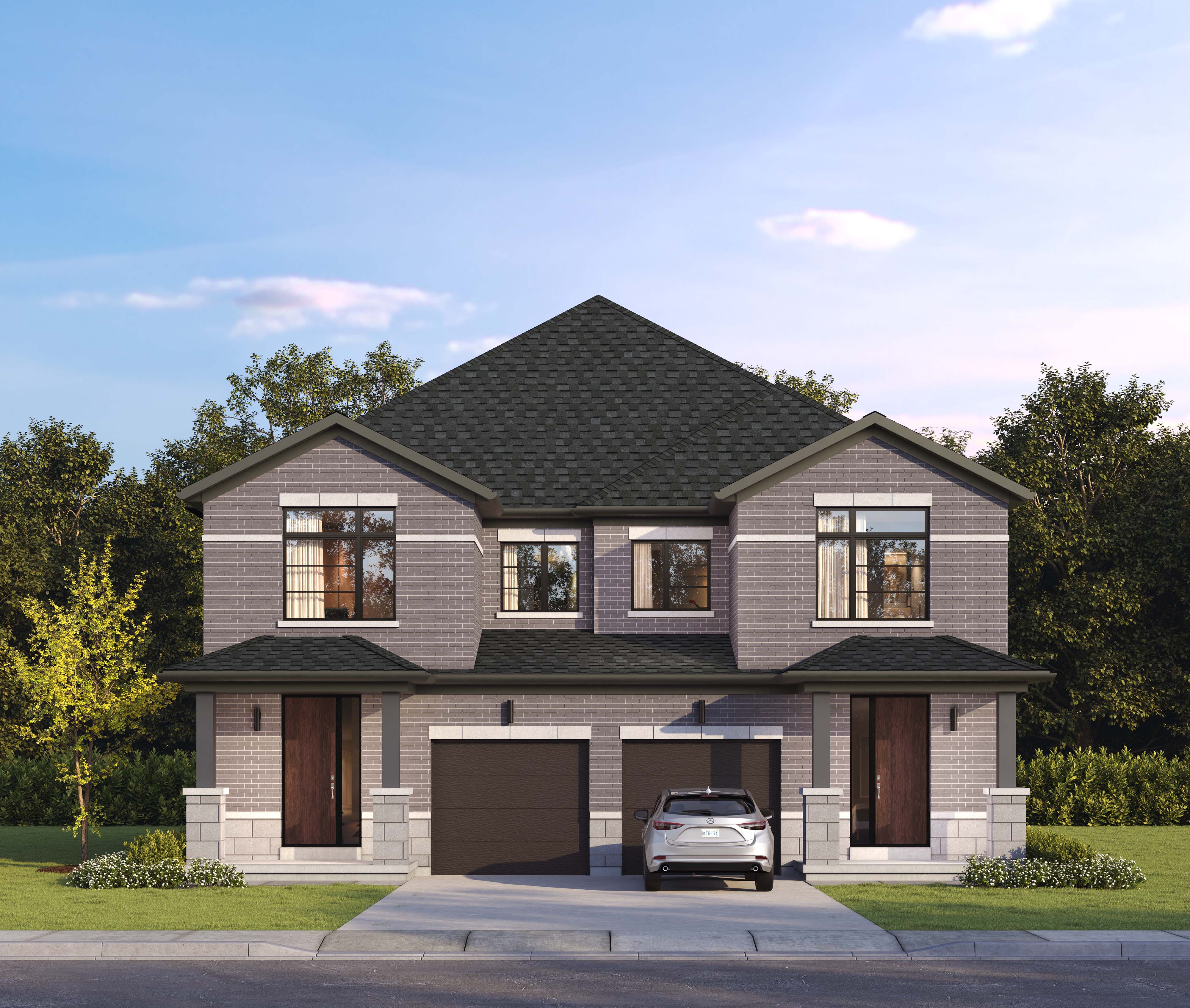 Hawthorn Semi-Detached Elevation A
